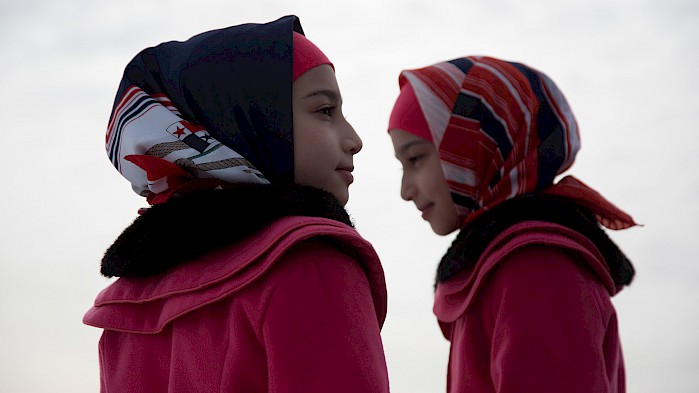 Inside My Heart features nine-year-old twins Saghar and Sahar, who fled Afghanistan on foot with their parents and found themselves living in snowy Sweden.